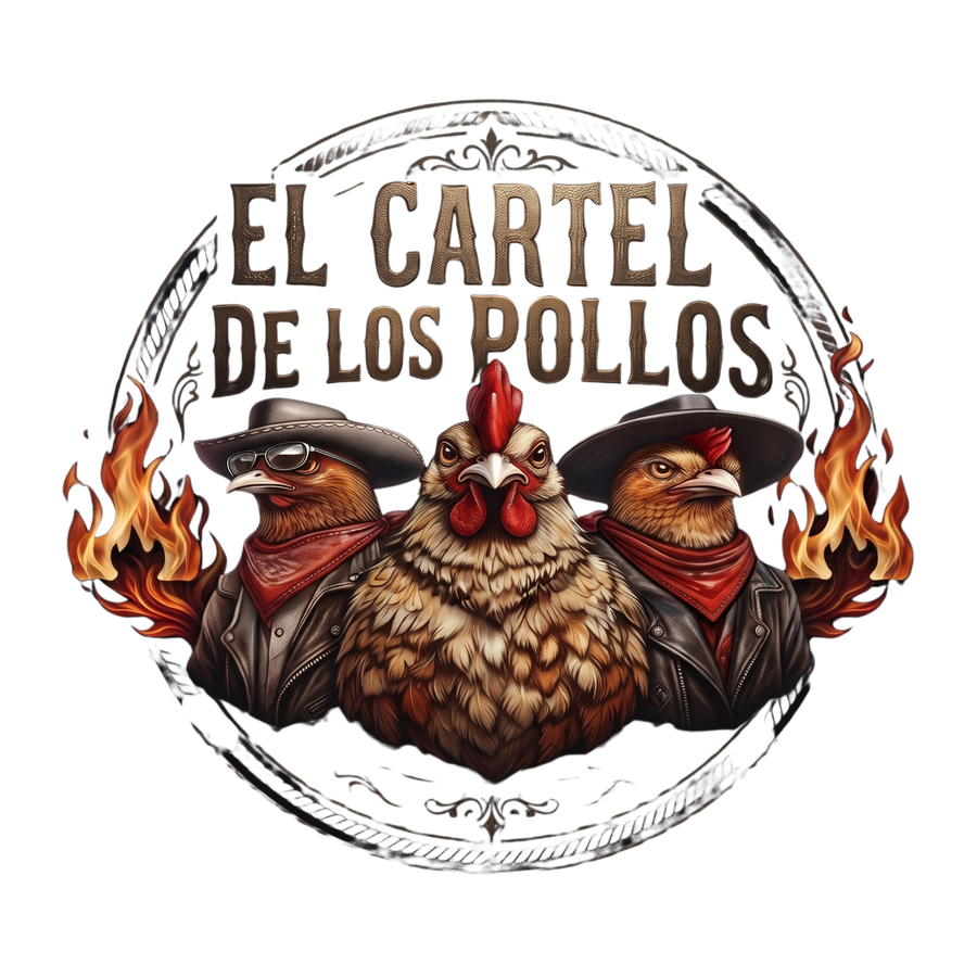 Nuevo emblema redondo de El Cartel de los Pollos